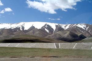 Qinghai-Tibet Railway by Snow Mountain, Tibet Train Travel